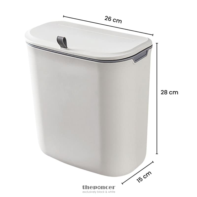 GOMINIMO SPACE SAVING EASY ASSEMBLE 9L HANGING TRASH