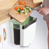 HANGING TRASH CAN COLLAPSIBLE SMALL GARBAGE WASTE BIN