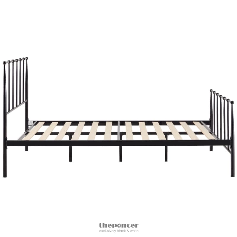 HARDY DOUBLE BED SIZE METAL FRAME PLATFORM MATTRESS BASE