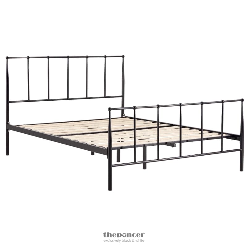 HARDY DOUBLE BED SIZE METAL FRAME PLATFORM MATTRESS BASE