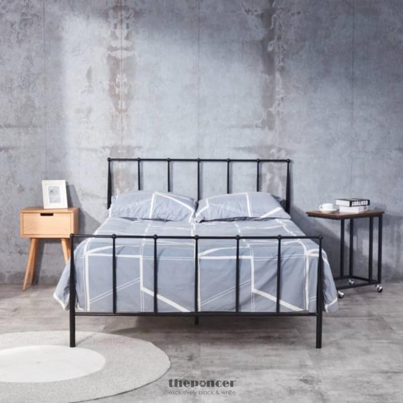 HARDY DOUBLE BED SIZE METAL FRAME PLATFORM MATTRESS BASE