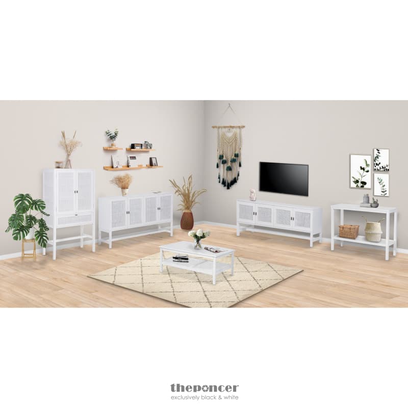 JASMINE ETU ENTERTAINMENT TV UNIT 160CM 4 DOOR MINDI WOOD