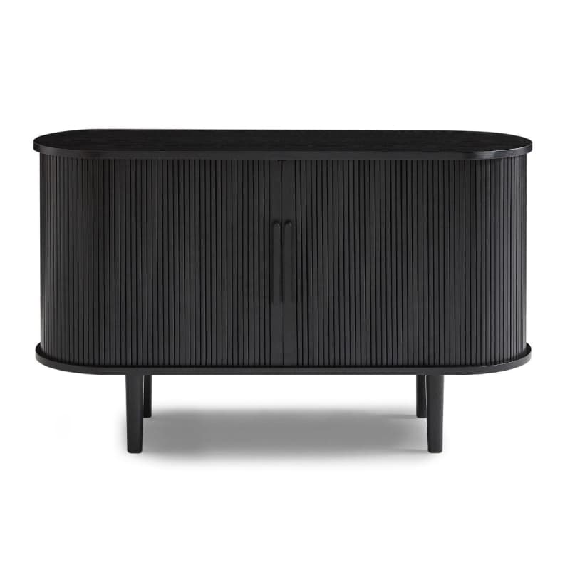 KATE BLACK COLUMN WOODEN SIDEBOARD TABLE