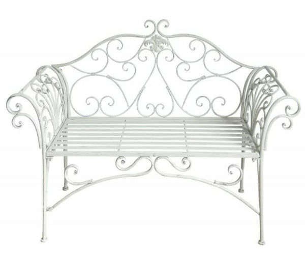 KATERINA BENCH ANT. WHITE