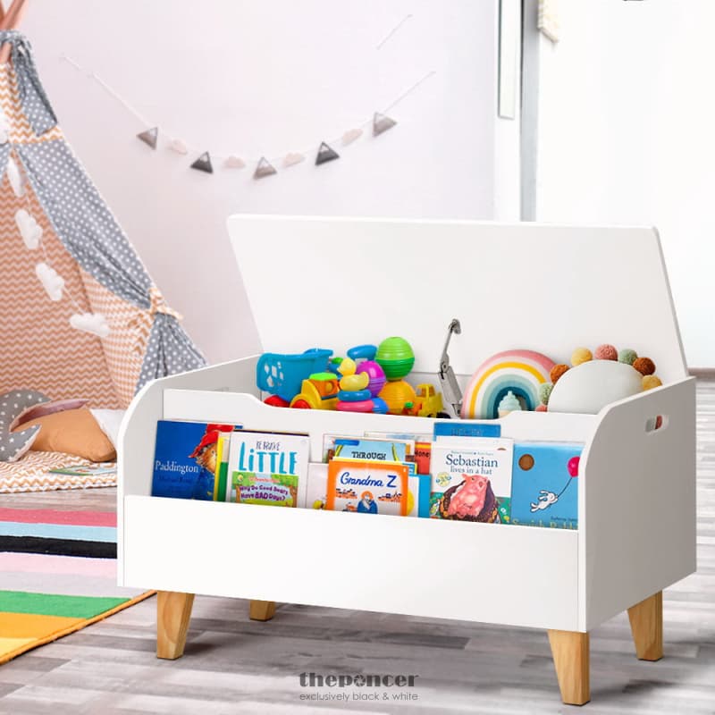 KEEZI KIDS TOY BOX CHEST BOOKSHELF STORAGE CHILDREN