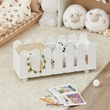 KIDS BOOKCASE SHELF STORAGE MOBILE TOY CHEST