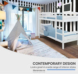 KINGSTON SLUMBER BUNK BED FRAME SINGLE WOODEN KIDS TIMBER