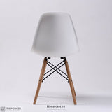 LA BELLA 2 SET WHITE RETRO DINING CAFE CHAIR DSW PP