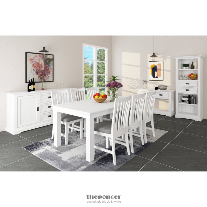 LAELIA BUFFET TABLE 166CM 2 DOOR 3 DRAWER ACACIA WOOD