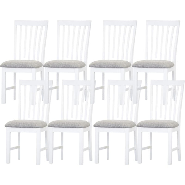 LAELIA DINING CHAIR SET OF 8 SOLID ACACIA TIMBER WOOD