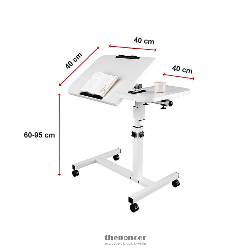 LAPTOP DESK PORTABLE MOBILE COMPUTER TABLE STAND ADJUSTABLE