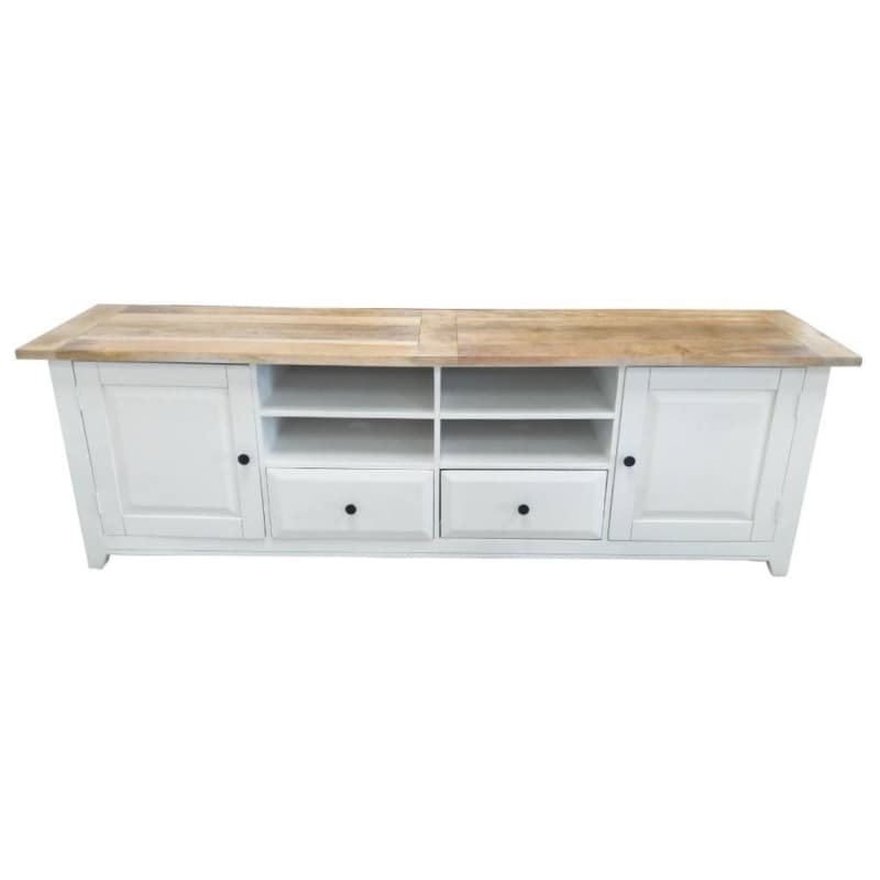 LAVASA ETU ENTERTAINMENT TV UNIT 207CM 2 DOOR MANGO WOOD