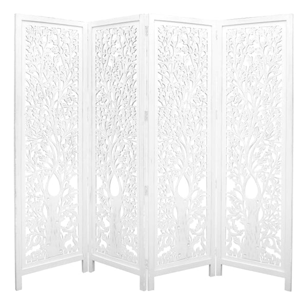 LIFE DIG 4 PANEL ROOM DIVIDER SCREEN PRIVACY SHOJI TIMBER