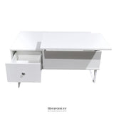 LIFT UP WHITE COFFEE TABLE WITH STORAGE