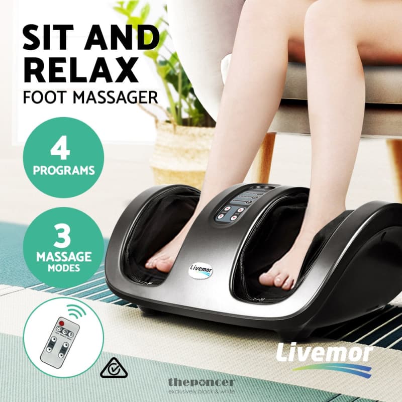 LIVEMOR FOOT MASSAGER SHIATSU MASSAGERS ELECTRIC ROLLER