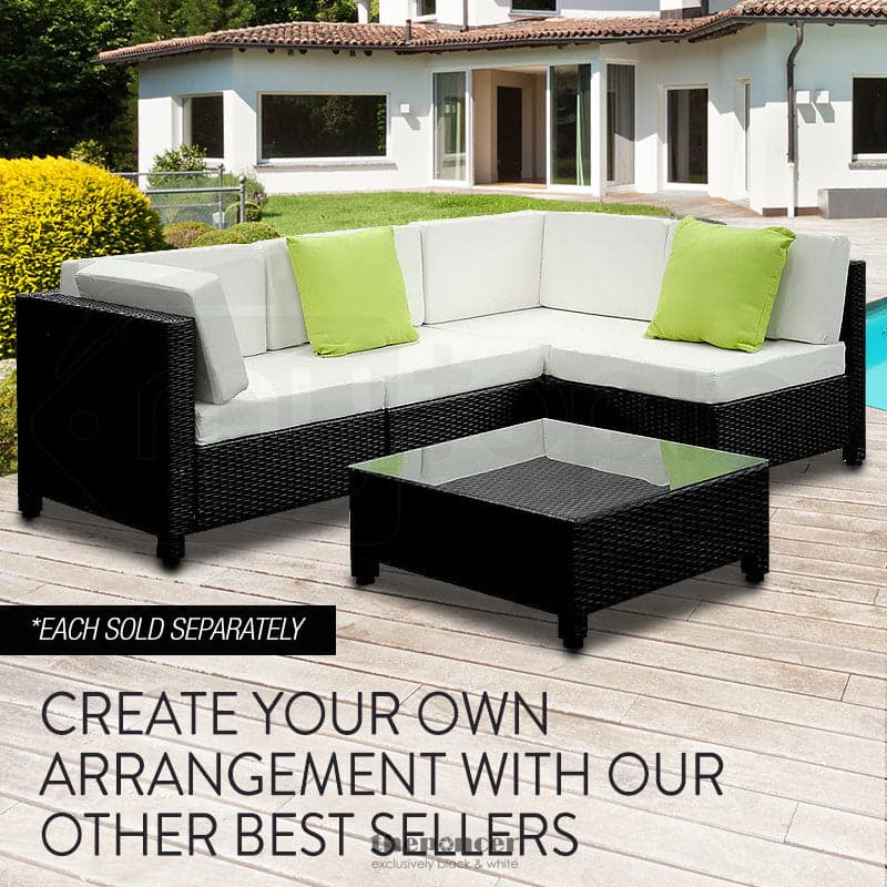 LONDON RATTAN 1PC COFFEE TABLE OUTDOOR WICKER SOFA