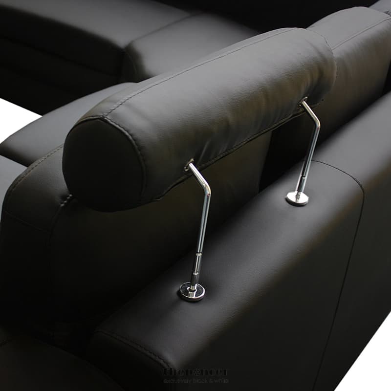 LOUNGE SET LUXURIOUS 6 SEATER FAUX LEATHER CORNER SOFA