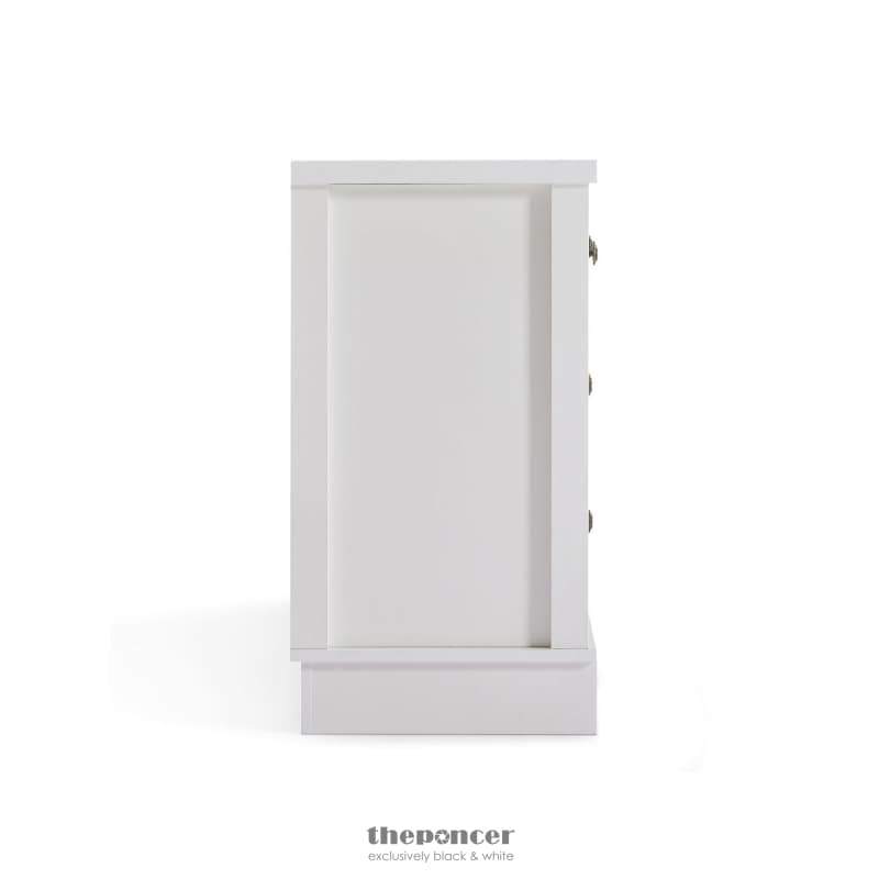 MARGAUX WHITE COASTAL STYLE SIDEBOARD BUFFET UNIT