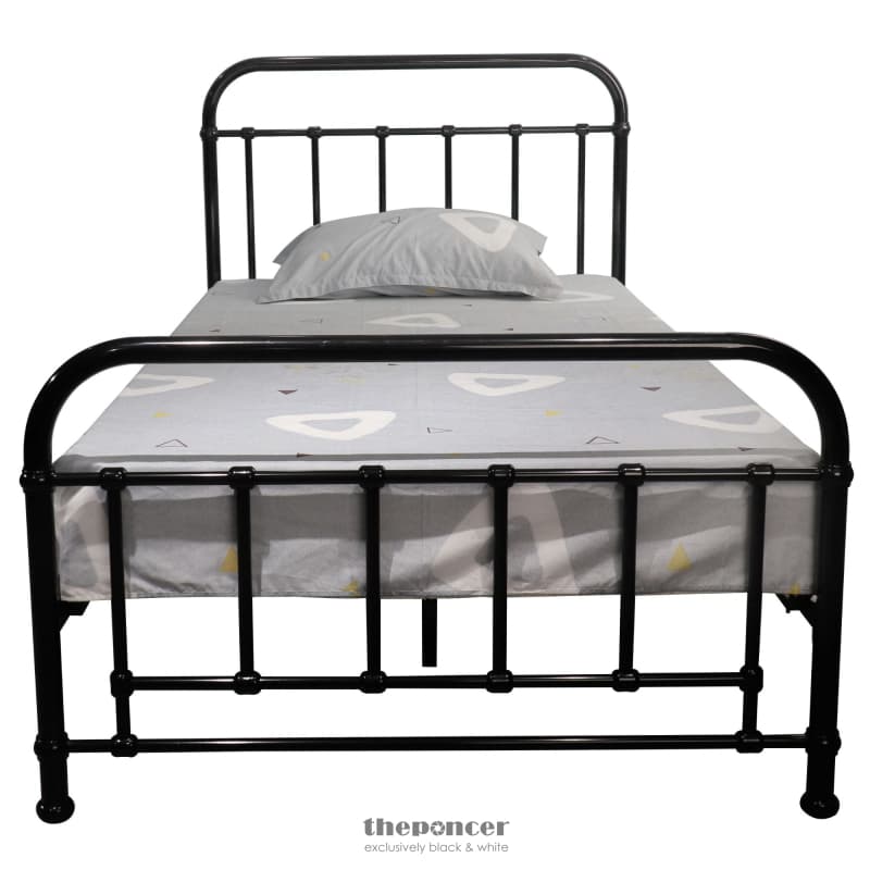 METALLICA KING SINGLE BED SIZE METAL FRAME PLATFORM