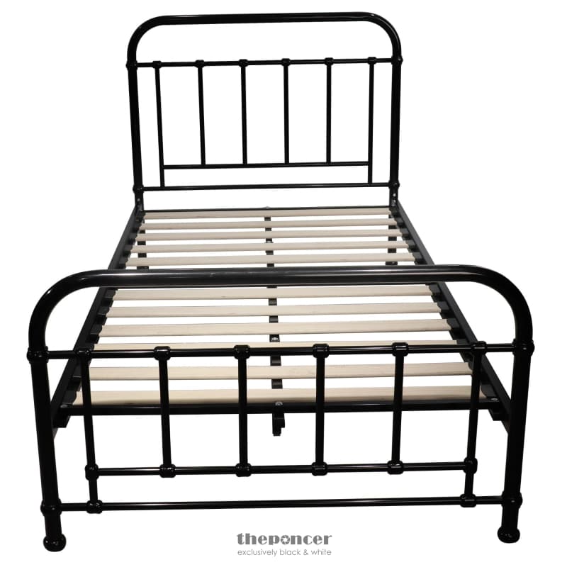 METALLICA KING SINGLE BED SIZE METAL FRAME PLATFORM