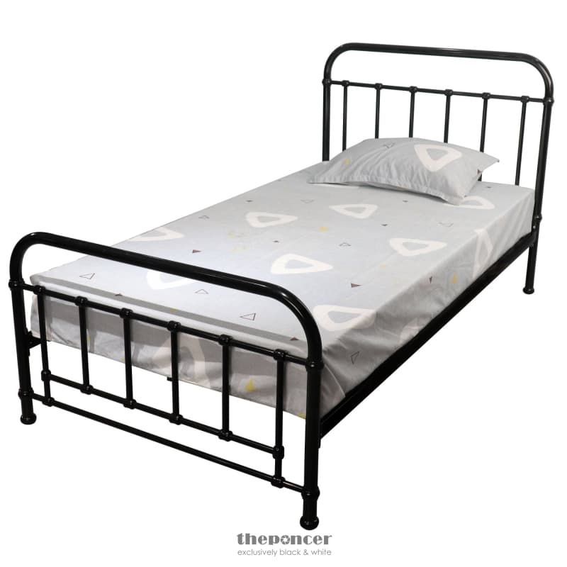 METALLICA KING SINGLE BED SIZE METAL FRAME PLATFORM