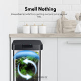 MIRAKLASS SENSOR BIN 50L NARROW BLACK SQUARE MK-SB-111-JR