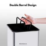 MIRAKLASS SENSOR BIN 50L NARROW BLACK SQUARE MK-SB-111-JR