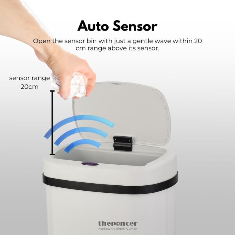 MIRAKLASS SENSOR BIN 60L WHITE OVAL MK-SB-102-JR