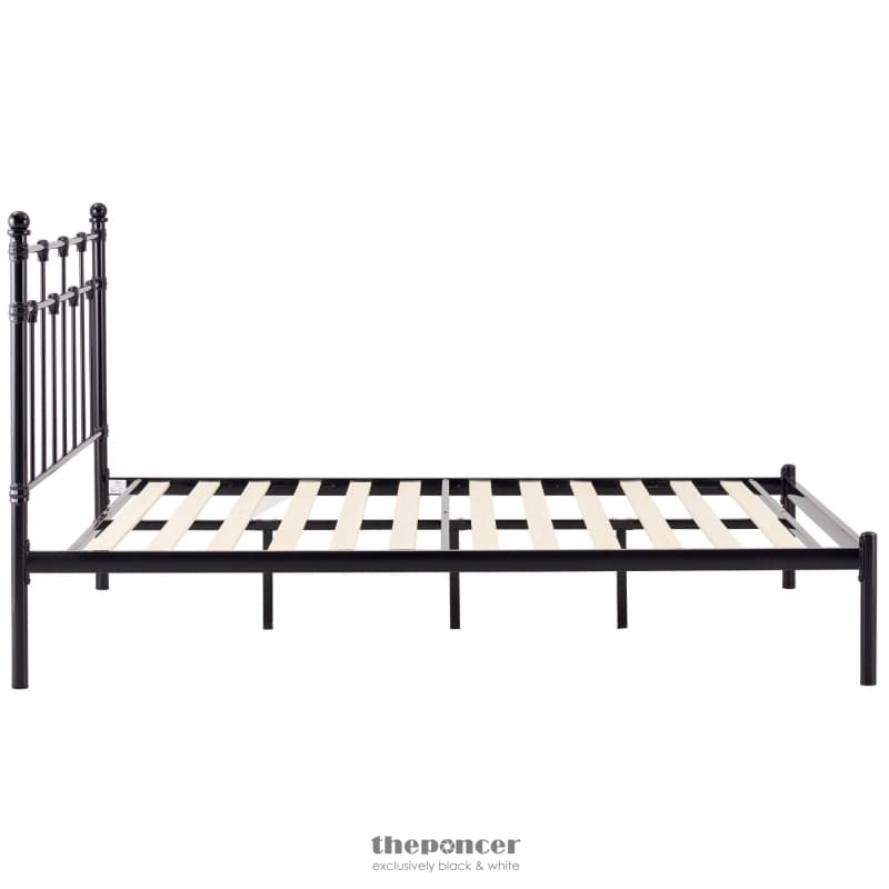 MODERNA KING SINGLE BED SIZE METAL FRAME PLATFORM MATTRESS