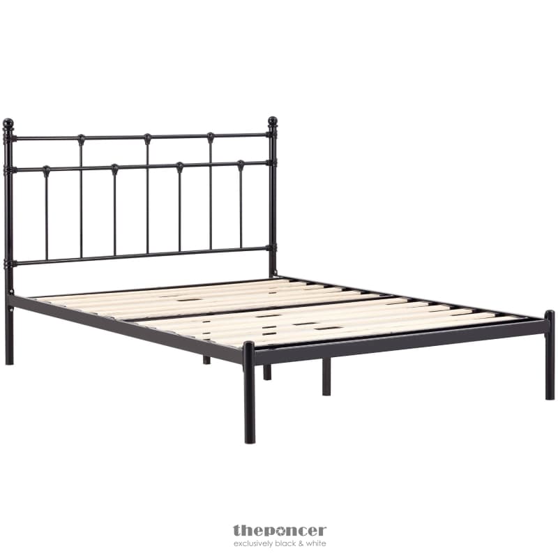 MODERNA KING SINGLE BED SIZE METAL FRAME PLATFORM MATTRESS