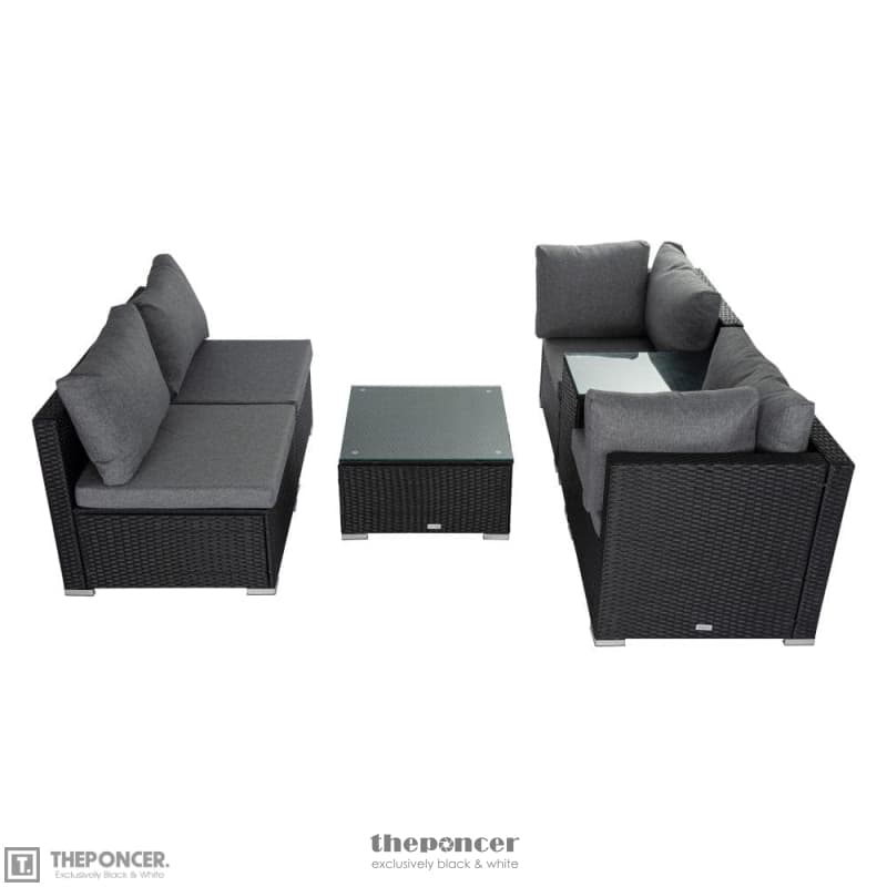 MODULAR OUTDOOR WICKER LOUNGE SET