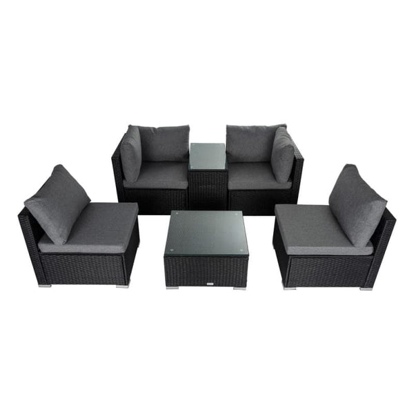 MODULAR OUTDOOR WICKER LOUNGE SET