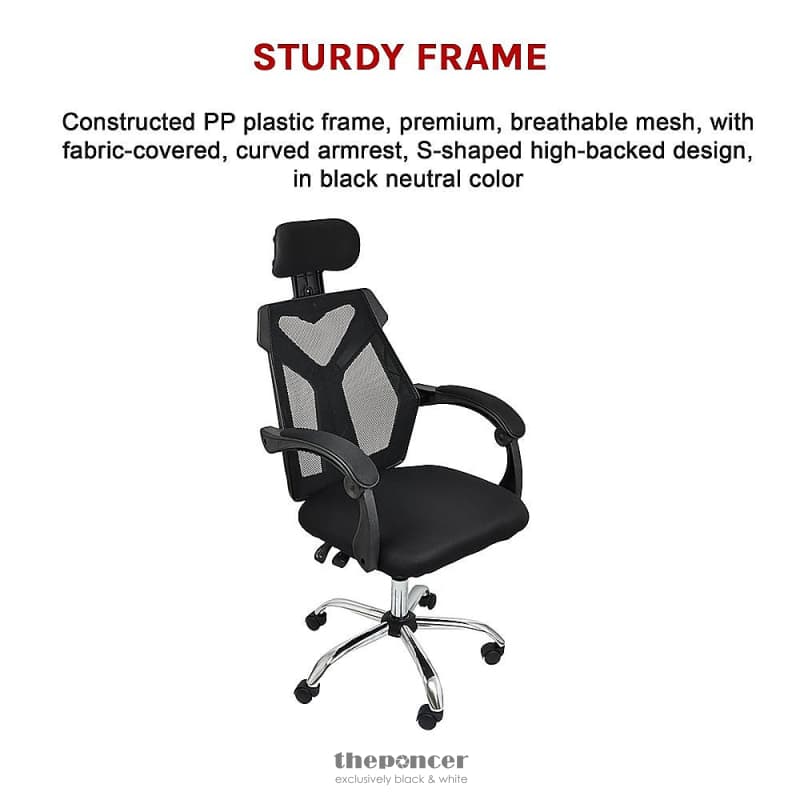 OFFICE CHAIR GAMING COMPUTER CHAIRS MESH BACK FOAM SEAT