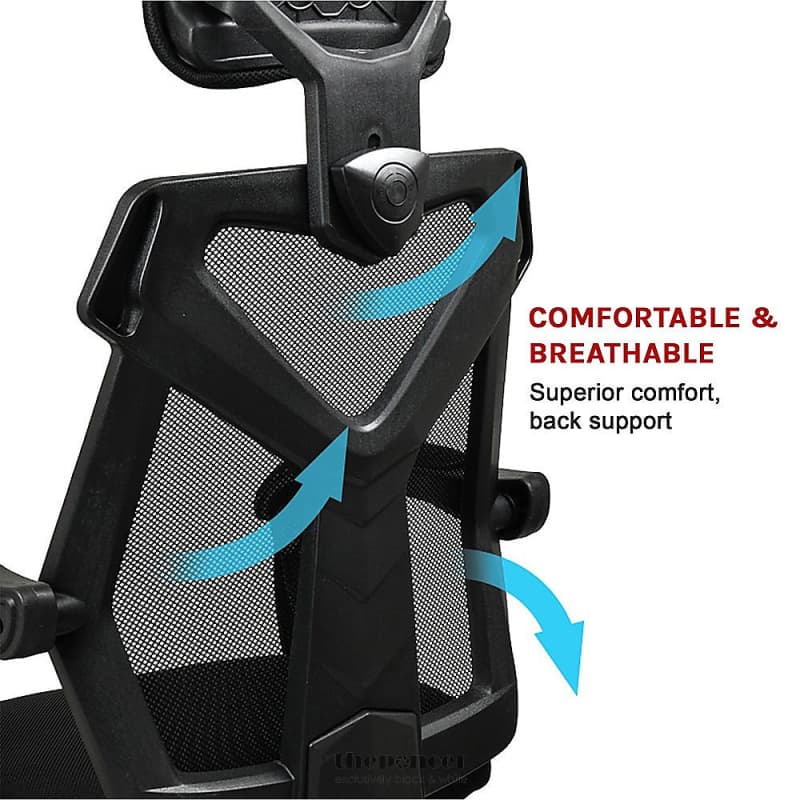OFFICE CHAIR GAMING COMPUTER CHAIRS MESH BACK FOAM SEAT