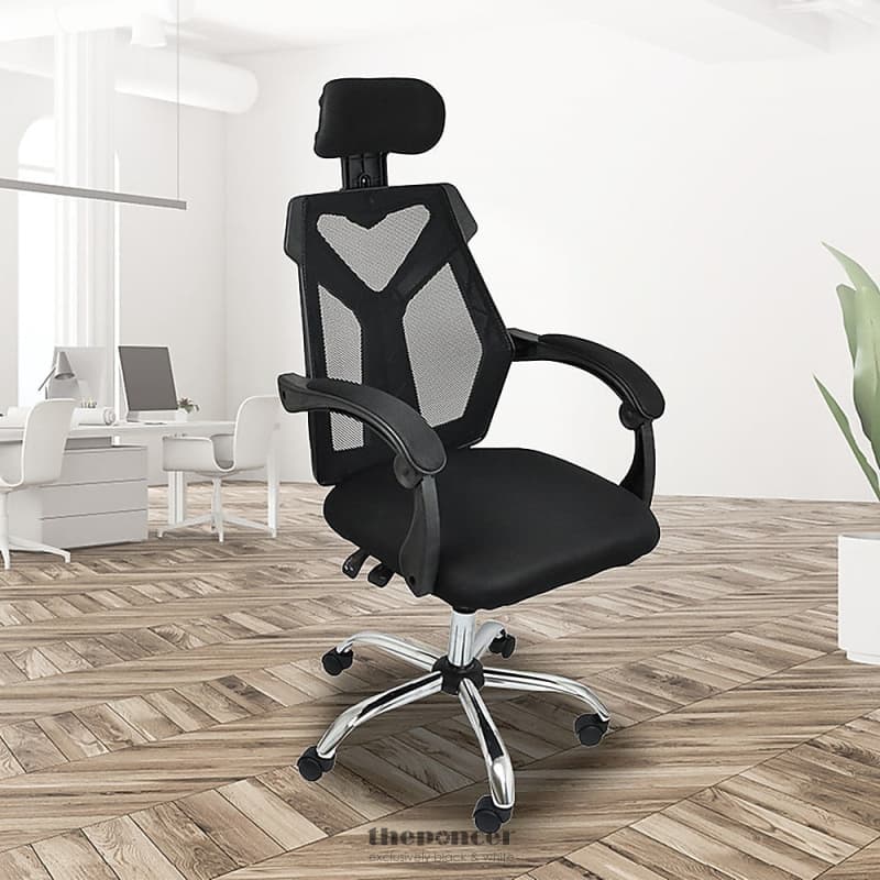 OFFICE CHAIR GAMING COMPUTER CHAIRS MESH BACK FOAM SEAT