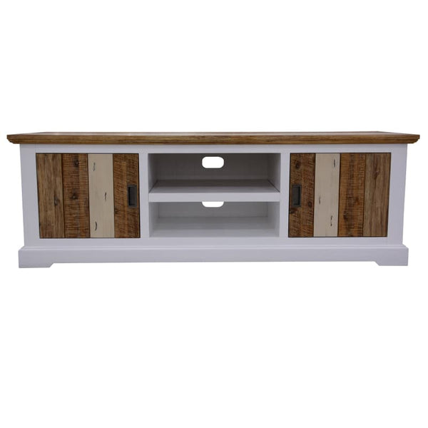 ORVILLE ETU ENTERTAINMENT TV UNIT 180CM 2 DOOR SOLID ACACIA