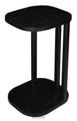 OSLO SOLID MINDI TIMBER SIDE TABLE (BLACK)