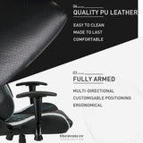 OVERDRIVE GAMING CHAIR OFFICE COMPUTER RACING PU LEATHER
