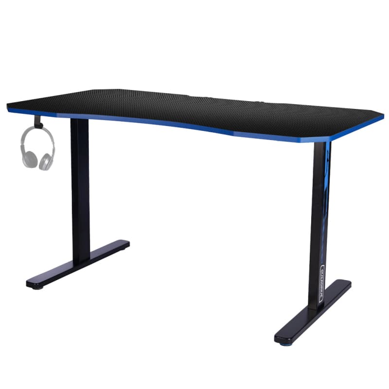 OVERDRIVE GAMING DESK 139CM PC TABLE COMPUTER SETUP CARBON