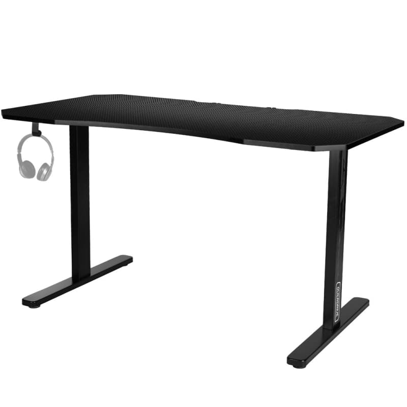 OVERDRIVE GAMING DESK 139CM PC TABLE SETUP COMPUTER CARBON