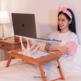 PELICAN STAND BLACK ADJUSTABLE LAPTOP HOLDER FOLDABLE