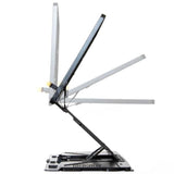 PELICAN STAND WHITE ADJUSTABLE LAPTOP HOLDER FOLDABLE