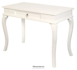 QUEEN ANN 1 DRAWER SOFA TABLE (WHITE)