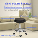SALON CHAIR BAR SWIVEL STOOL OFFICE ROLLER WHEELS PORTABLE