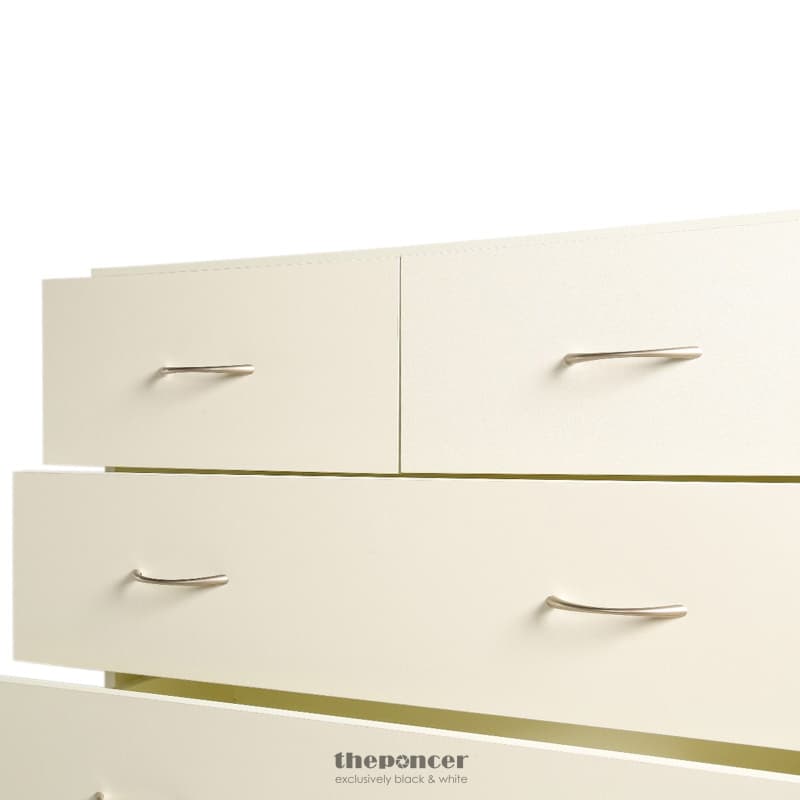 SARANTINO TALLBOY DRESSER 6 CHEST OF DRAWERS CABINET 85 X