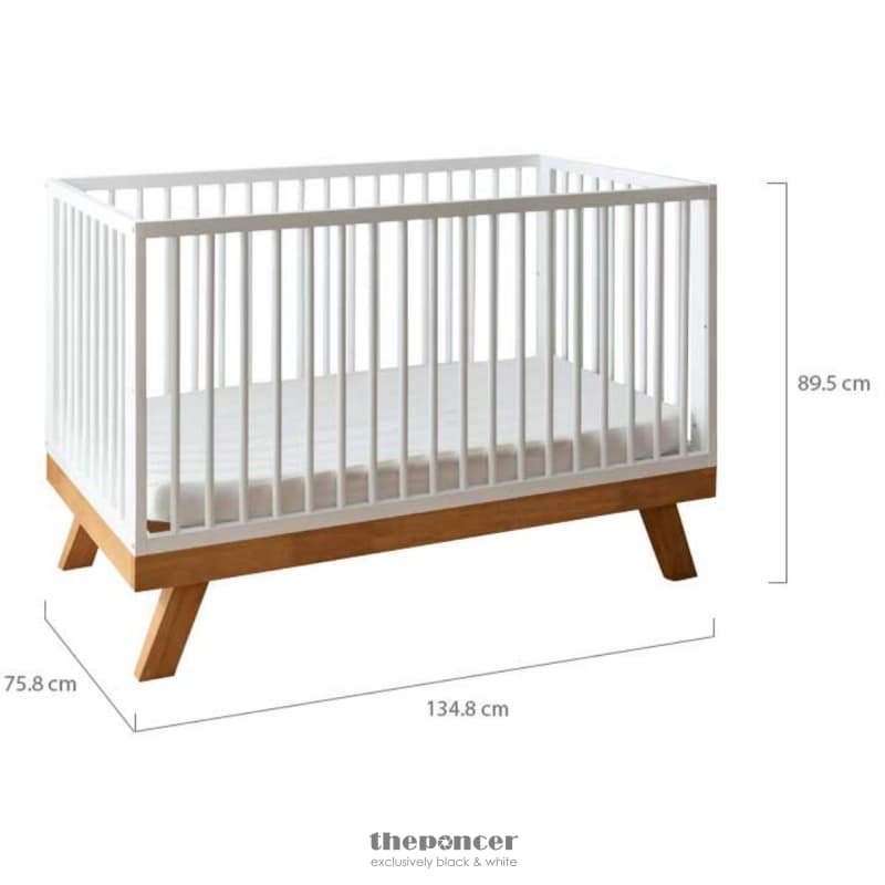 SCOTTY 4 IN 1 CONVERTIBLE BABY COT BED