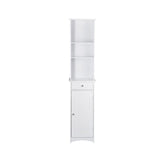SIAN BATHROOM TALL STORAGE CABINET ORGANISER - WHITE
