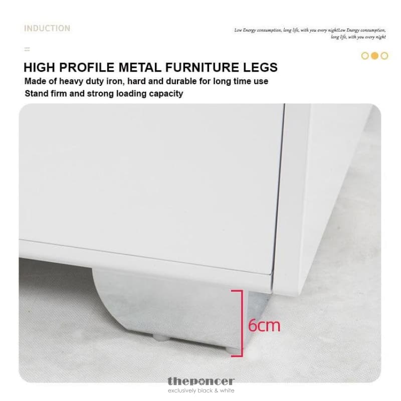 SMART BEDSIDE TABLES SIDE 3 DRAWERS WIRELESS CHARGING USB