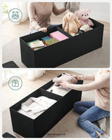 SONGMICS 110CM FOLDABLE BENCH WITH STORAGE SPACE