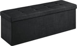 SONGMICS 110CM FOLDABLE BENCH WITH STORAGE SPACE